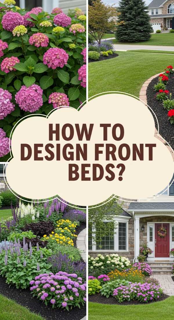 How To Plant Flower Beds In Front Of The House For Lush Beauty 69f23883e577b