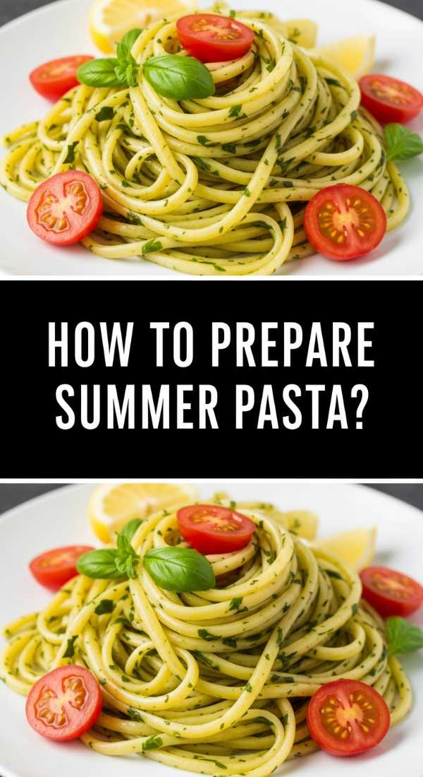How To Prep Fresh Summer Pasta 69ea33937ae06