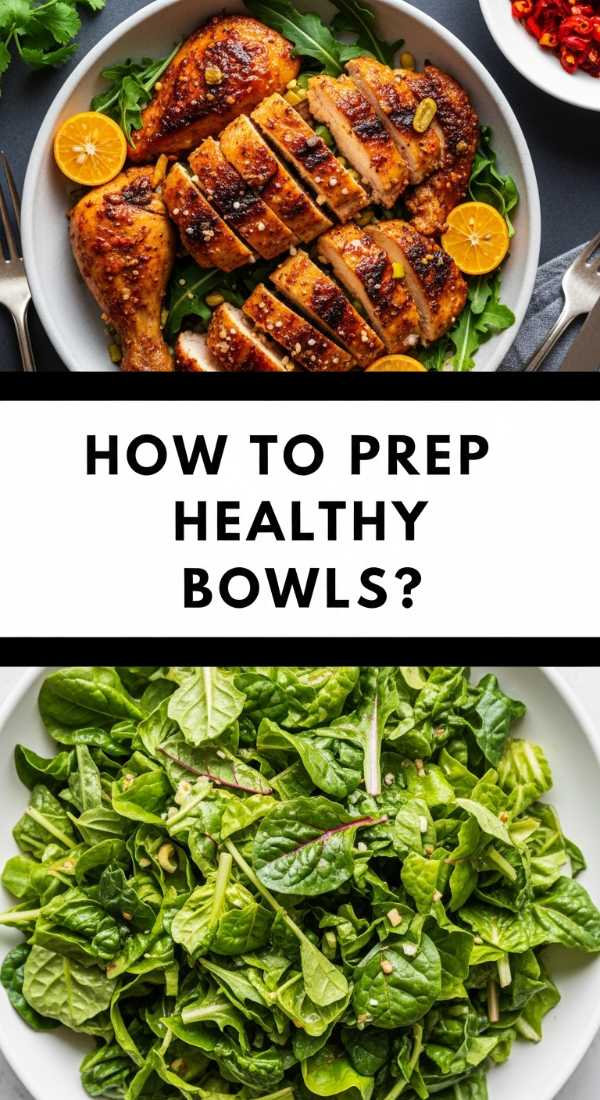 How To Prep Healthy Chicken Bowls 69f0ee1ba7144