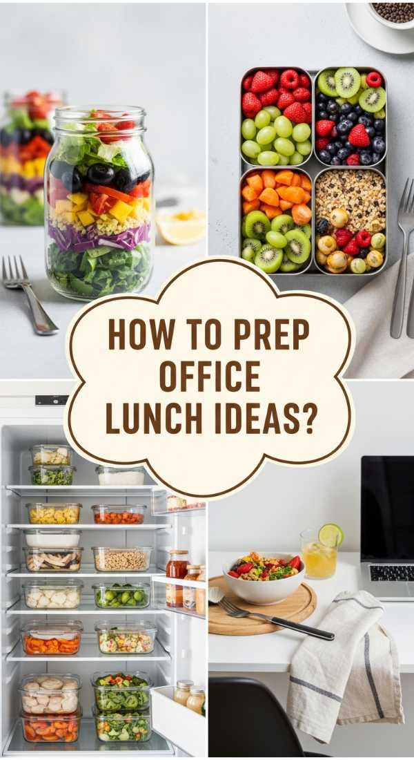 How to Prep Office Lunch Ideas for Nourishing Workdays