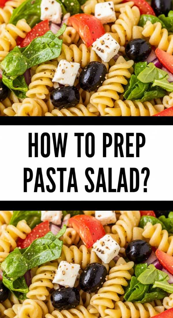 How To Prep Pasta Salad 69ef89011a5bb