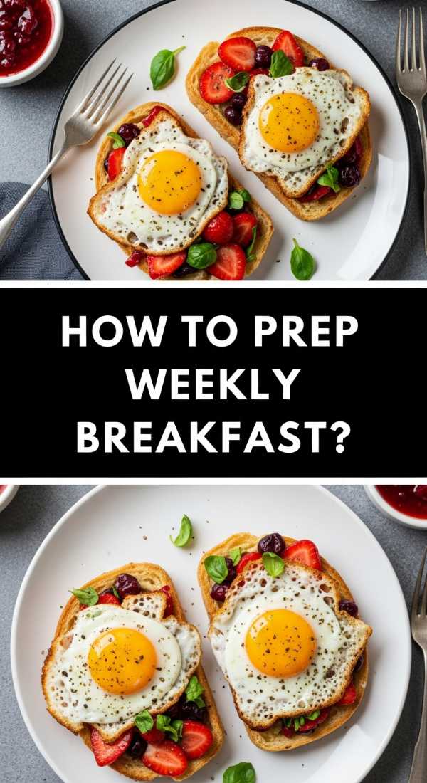 How To Prep Weekly Breakfast 69f0ee151533b