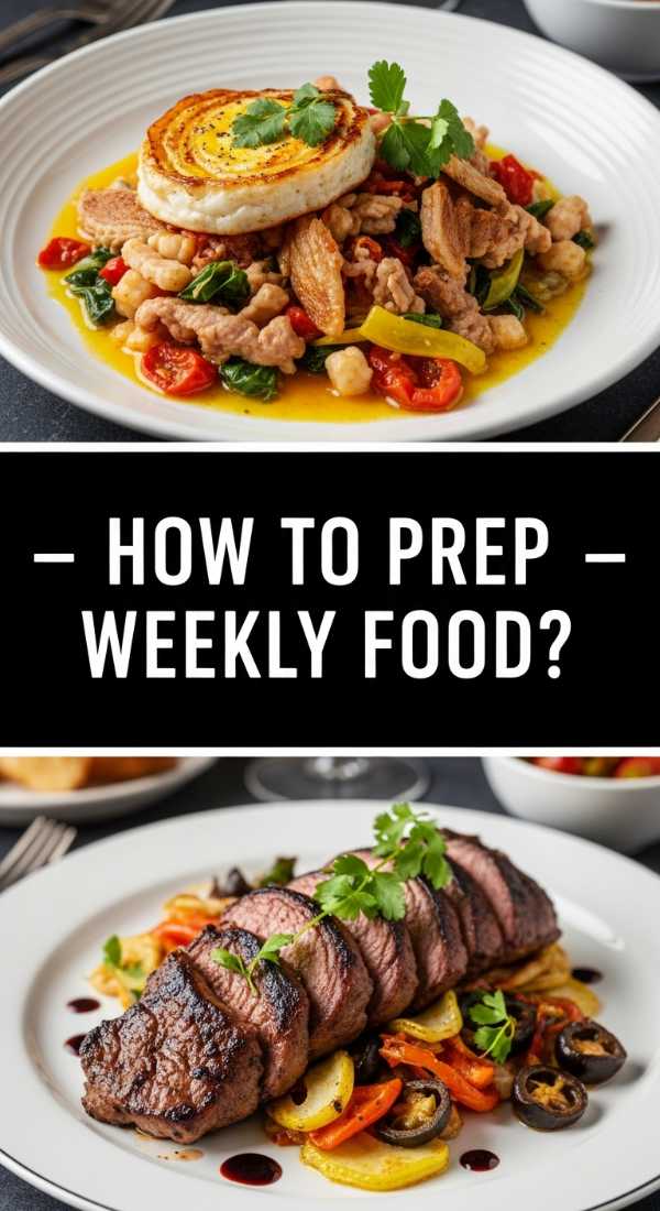 How To Prep Weekly Food 69f0ee20ab6d7
