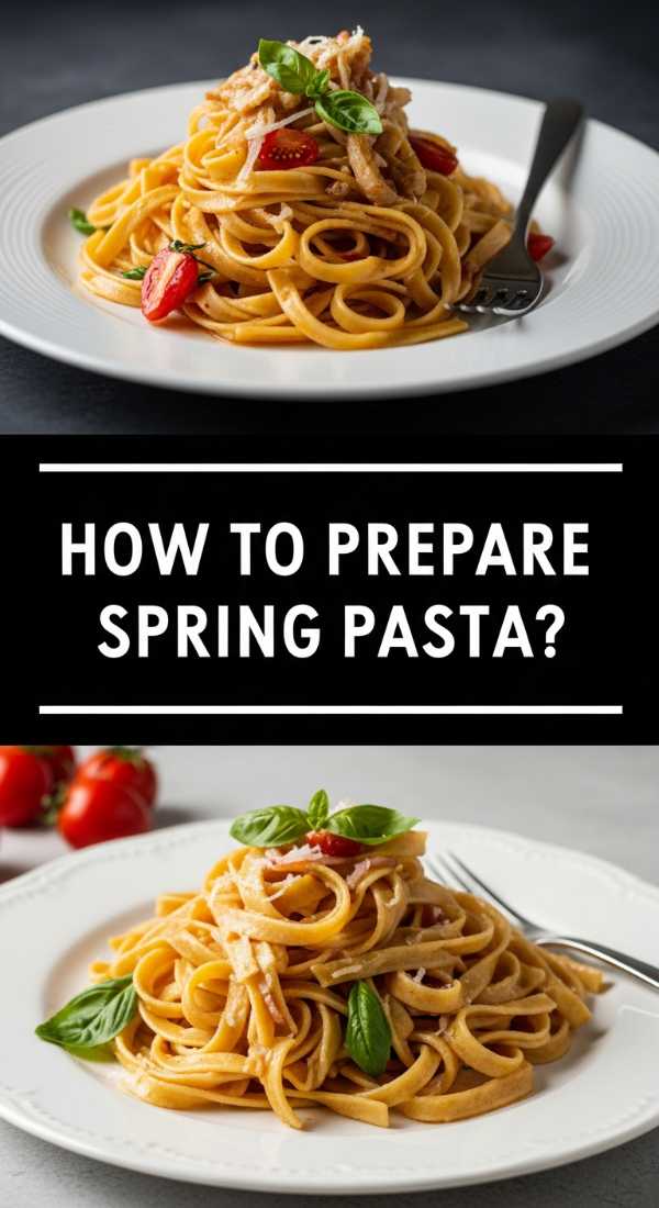 How To Prepare A Healthy Spring Pasta 69e9beb46de81