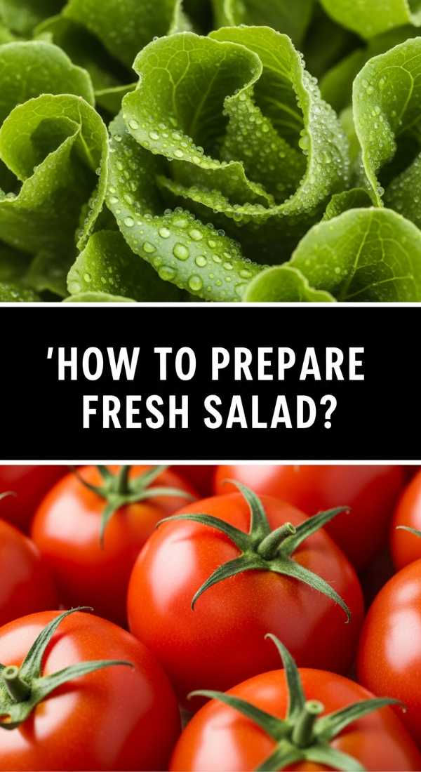 How To Prepare Fresh Salad 69de7e18187a2