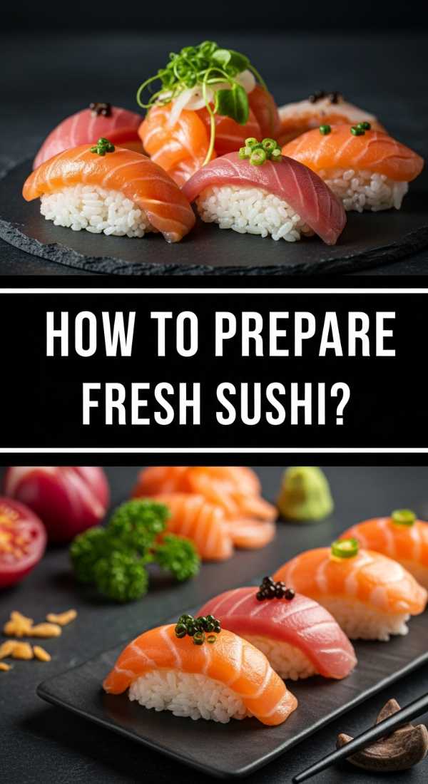 How To Prepare Fresh Sushi 69eb8c3de7538