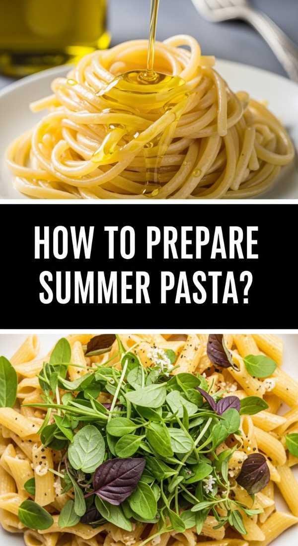 How To Prepare Summer Pasta 69ef8c38d3af3