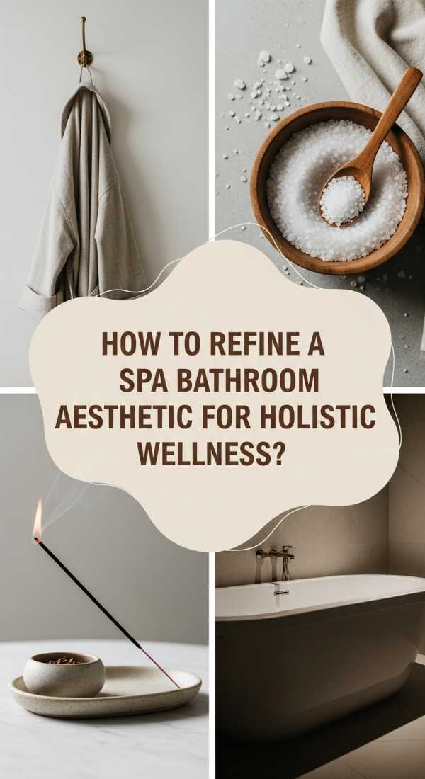 How To Refine A Spa Bathroom Aesthetic For Holistic Wellness 69e325826ff00