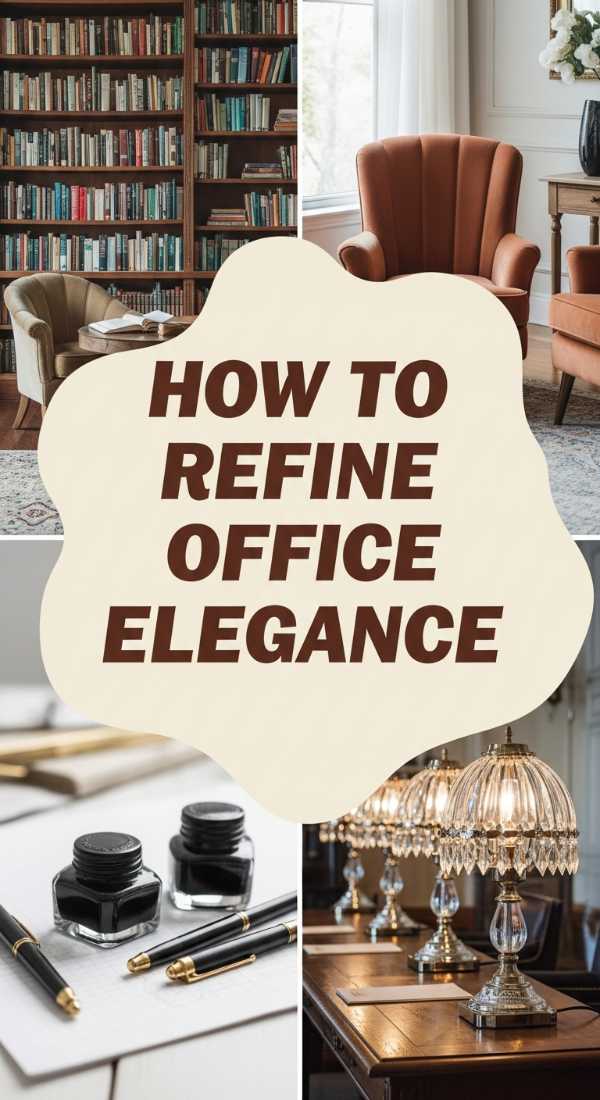How to Refine Classy Office Decor for Elegant Working