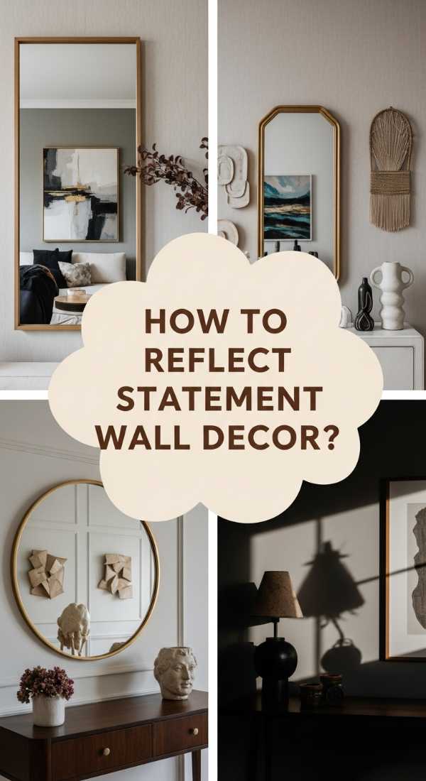 How To Reflect Statement Wall Decor For Dimensional Appeal 69eb410da048b