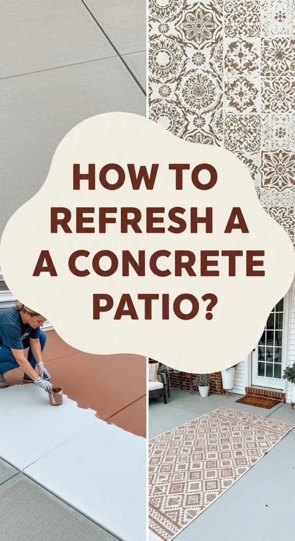 How To Refresh A Concrete Slab Patio For An Expensive Look 69f2387f19031