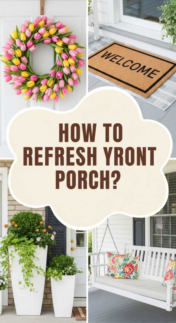 How To Refresh A Spring Front Porch For A Welcoming Home Entrance 69e9fc72aafd3