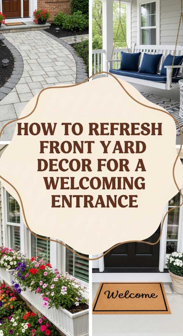 How To Refresh Front Yard Decor For A Welcoming Home Entrance 69ef171c14490