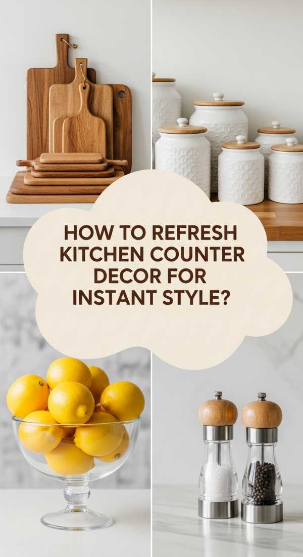 How To Refresh Kitchen Counter Decor For Instant Style 69e3258027629