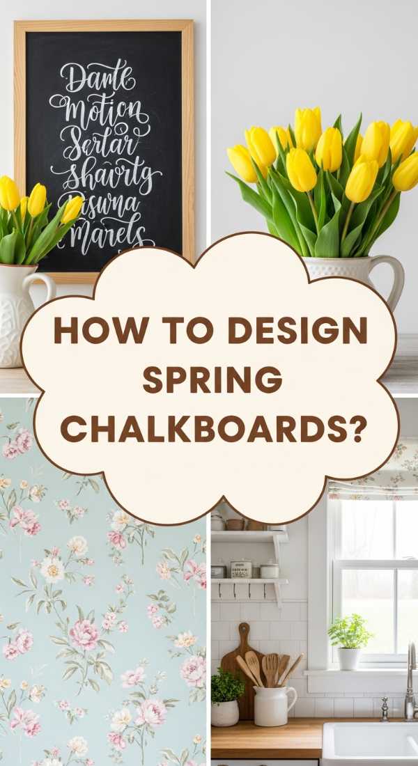 How to Refresh Spring Chalkboard Ideas for a Bright Home Aesthetic
