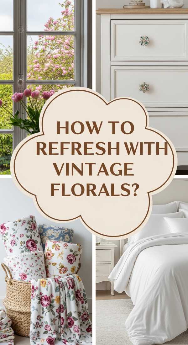 How To Refresh Your Sleep Space With Vintage Floral Bedding 69f2f4ee02798