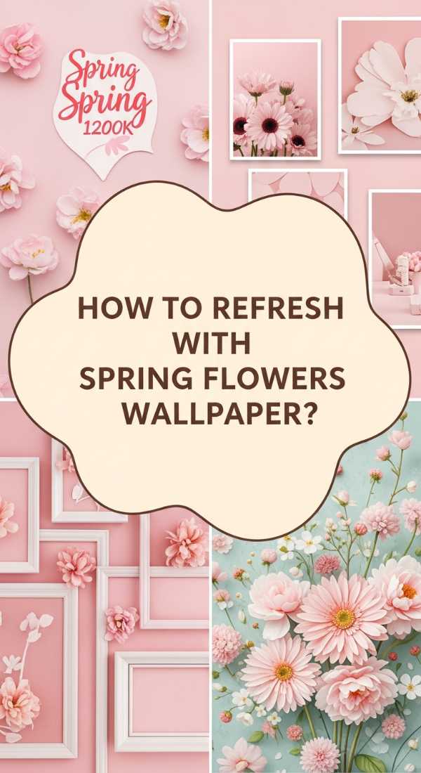 How To Refresh Your Space With Spring Flowers Wallpaper For A Floral Sanctuary 69f08227655d8