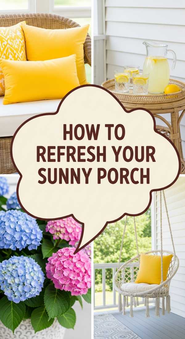 How to Refresh Your Sunny Porch Space for the Ultimate Summer Vibe