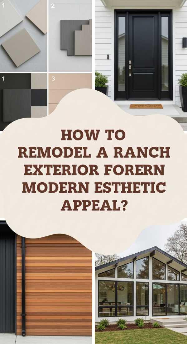 How To Remodel A Ranch Exterior For Modern Aesthetic Appeal 69ef13ac47883