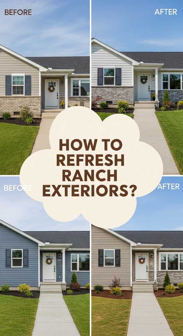 How To Remodel A Retro Ranch Exterior For Timeless Aesthetic Appeal 69ef1736dbebf