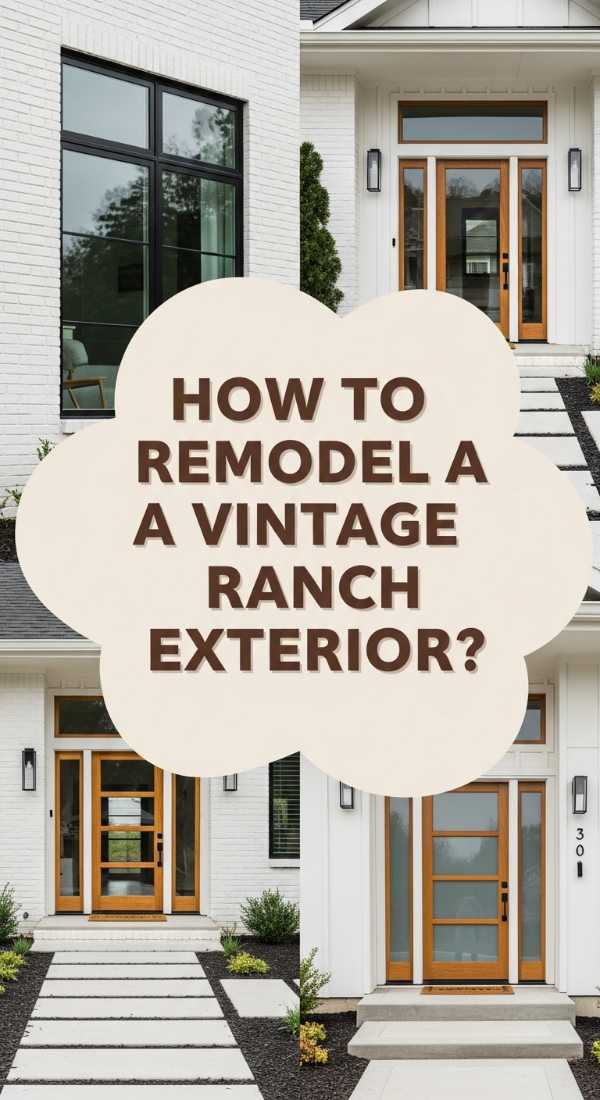 How To Remodel A Vintage Ranch Exterior For A Modern Dream Home Look 69ef139fe550e