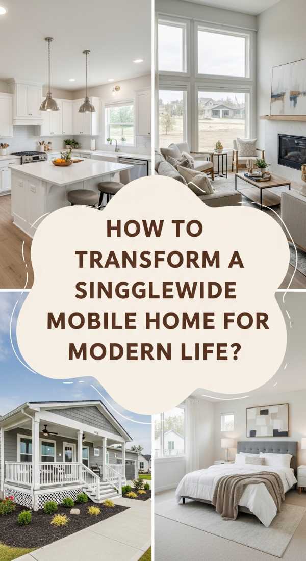 How To Renovate A Singlewide Mobile Home For A Chic And Spacious Modern Life 69f234eeaa507
