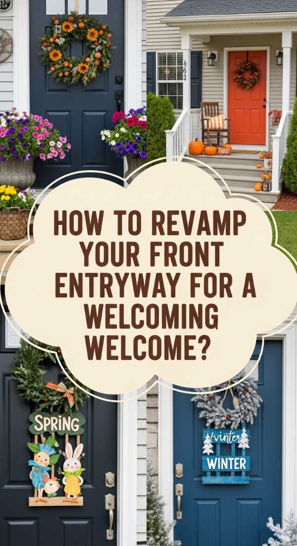 How To Revamp Your Front Entryway For A Welcoming Welcome 69e72284de973