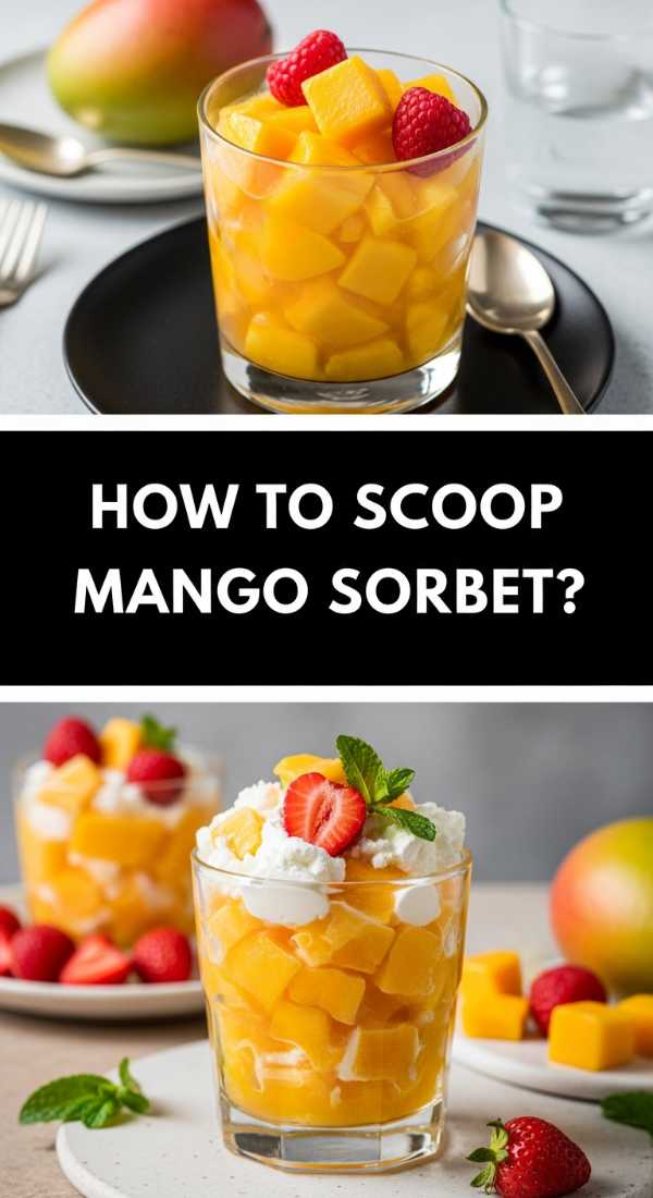 How To Scoop Mango Sorbet 69eba565ccabf