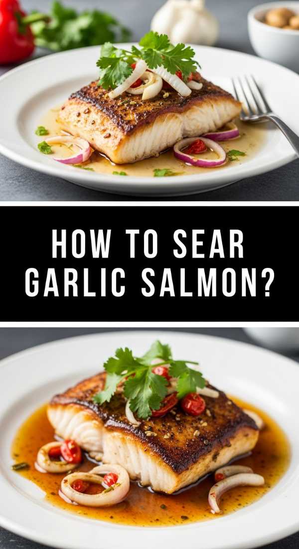 How To Sear Garlic Salmon 69f2538e15062