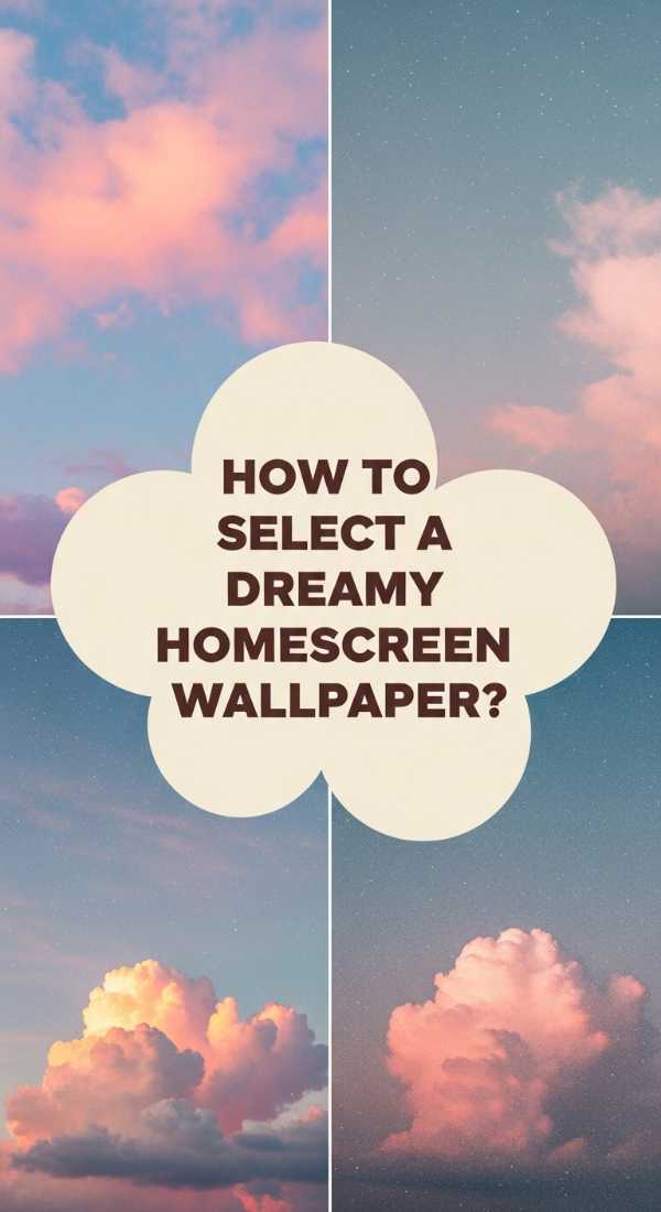 How To Select A Dreamy Homescreen Wallpaper For Constant Daily Inspiration 69f080725bb62