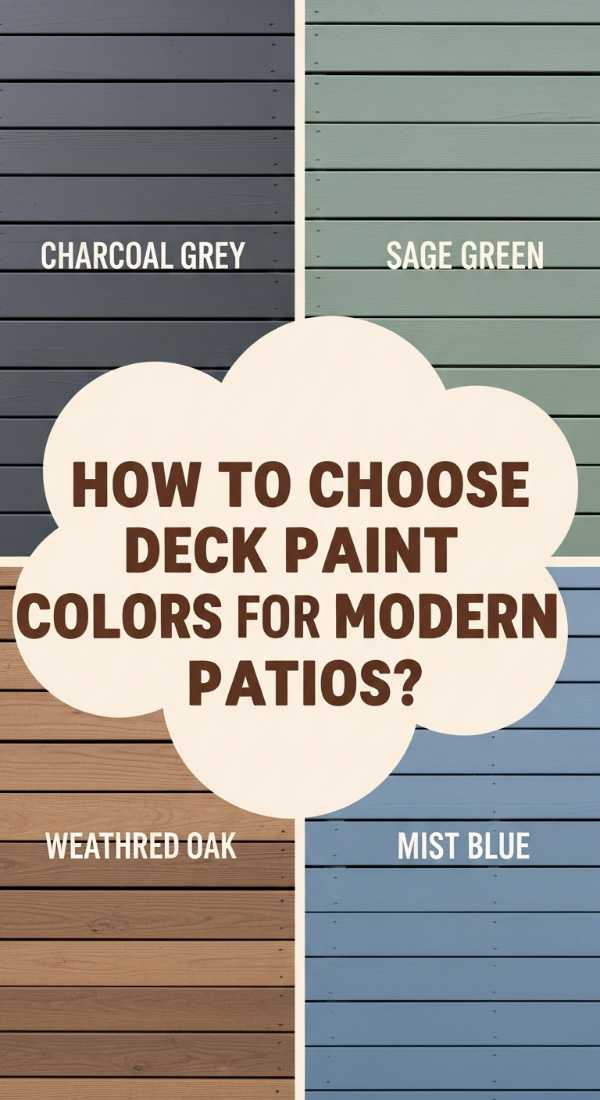 How To Select Deck Paint Colors For A Modern Backyard 69df1b599afb3