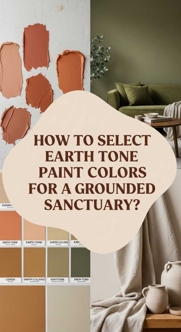 How To Select Earth Tone Paint Colors For A Grounded Sanctuary 69edfddc2f924