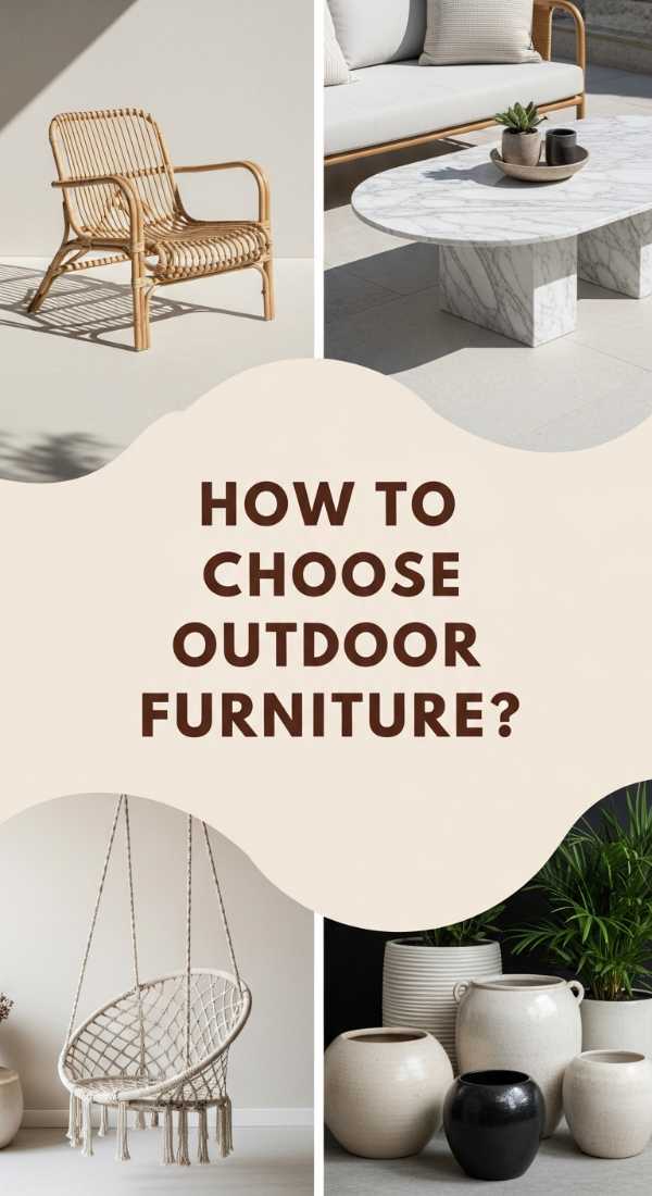 How To Select Elegant Outdoor Furniture For The Perfect Summer Lounge 69f07ef626831