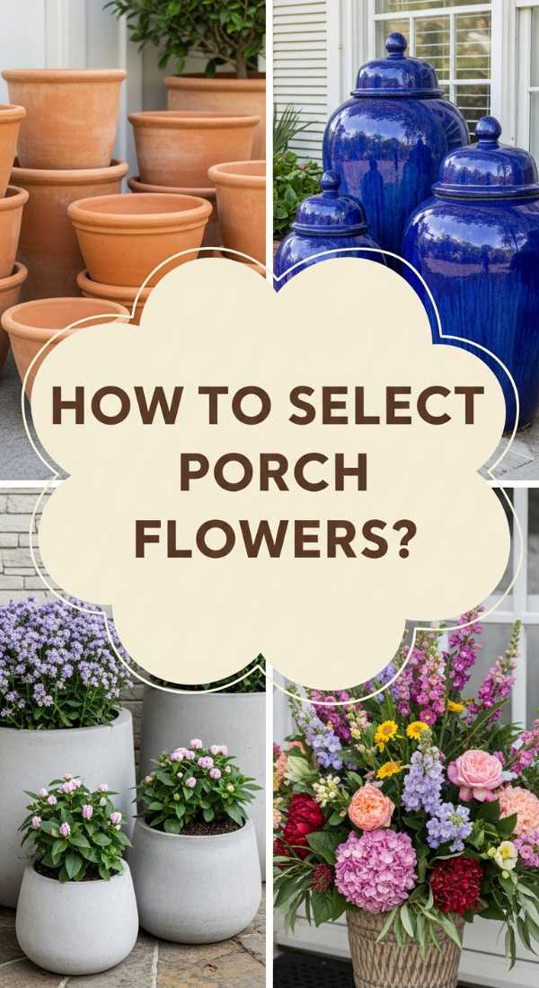 How To Select Front Porch Flower Pots For A Welcoming Home 69f232d86a515