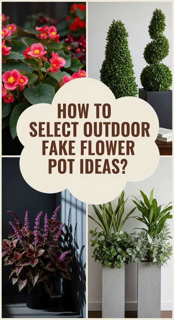 How To Select Outdoor Fake Flower Pot Ideas For Shady Verandas 69ef13af92fc3