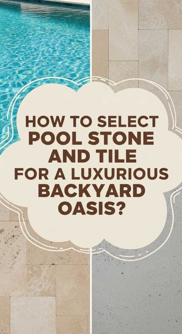 How To Select Pool Stone And Tile For A Luxurious Backyard Oasis 69f0804845d45