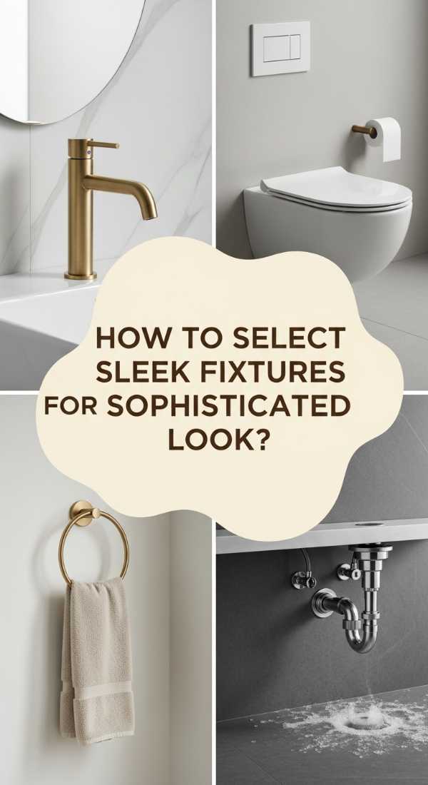 How To Select Sleek Fixtures For A Sophisticated Look 69e5fdfd7348e