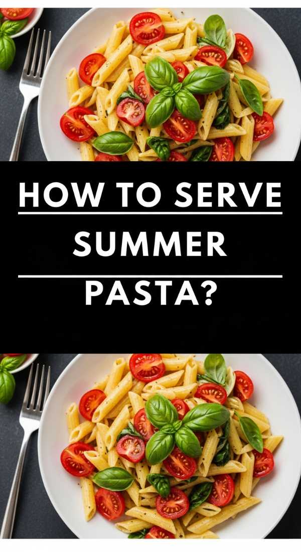 How To Serve Summer Pasta 69ef890629846
