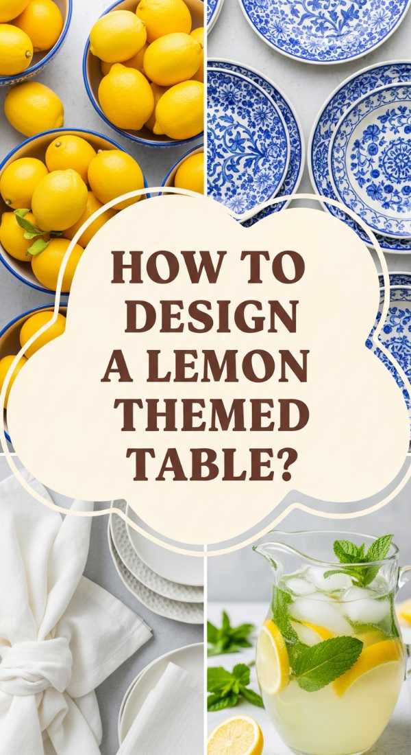 How To Set A Lemon Table For Refreshing Summer Parties 69edf97578edf