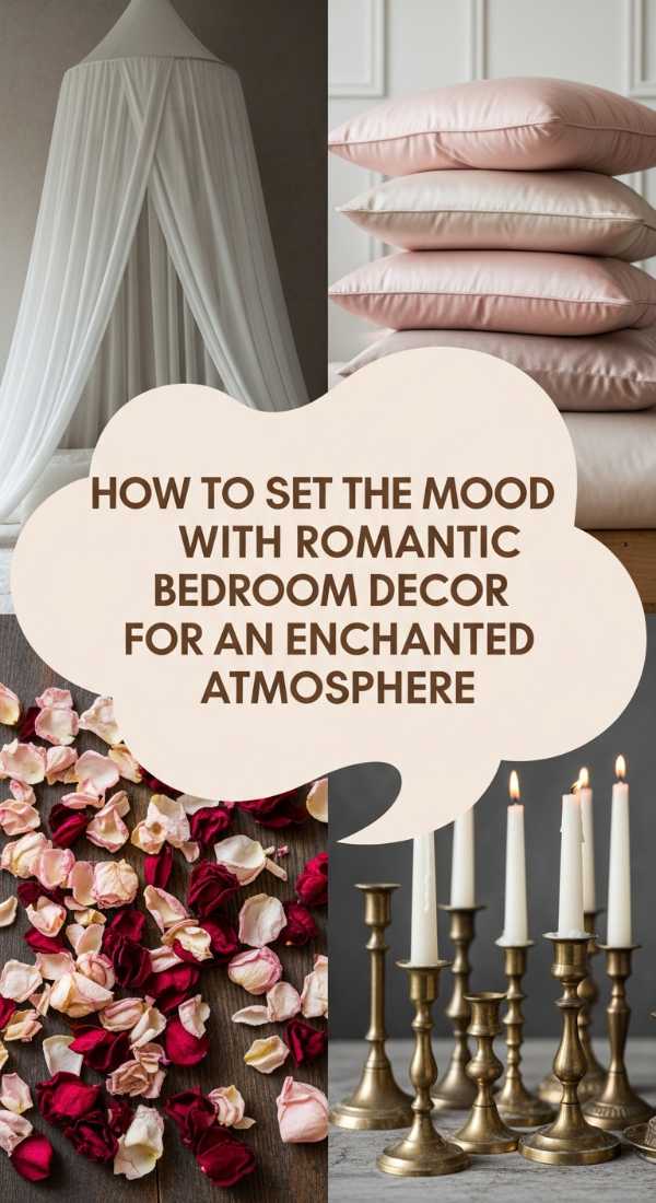 How To Set The Mood With Romantic Bedroom Decor For An Enchanted Atmosphere 69eb410577654