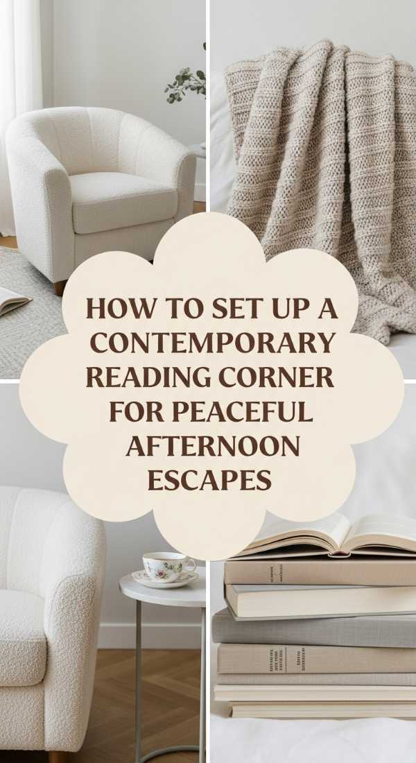 How To Set Up A Contemporary Reading Corner For Peaceful Afternoon Escapes 69e4b917c472d