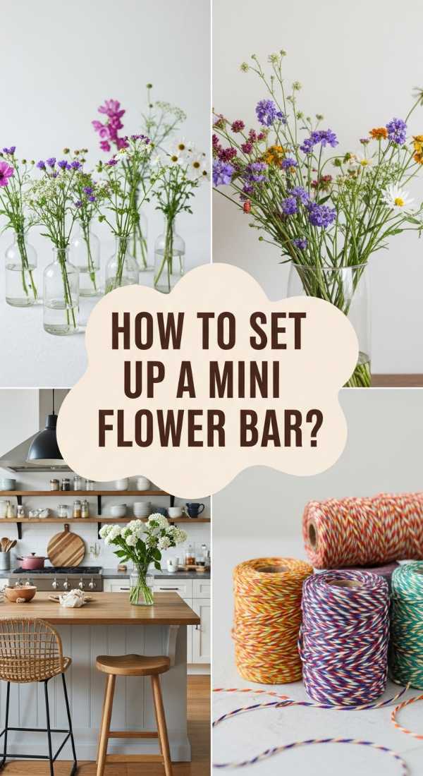 How To Set Up A Mini Flower Bar For An Intimate Home Gathering 69f0820beb6b7