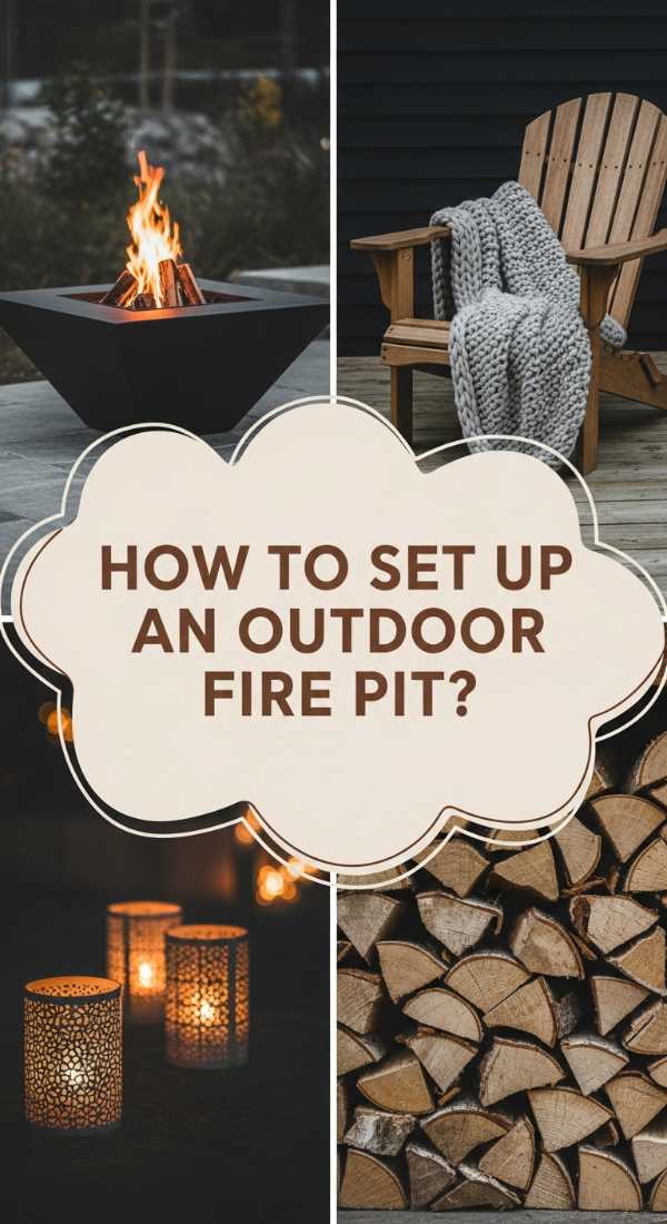 How To Set Up An Outdoor Fire Pit For Cozy Evening Gatherings 69f082250d10f