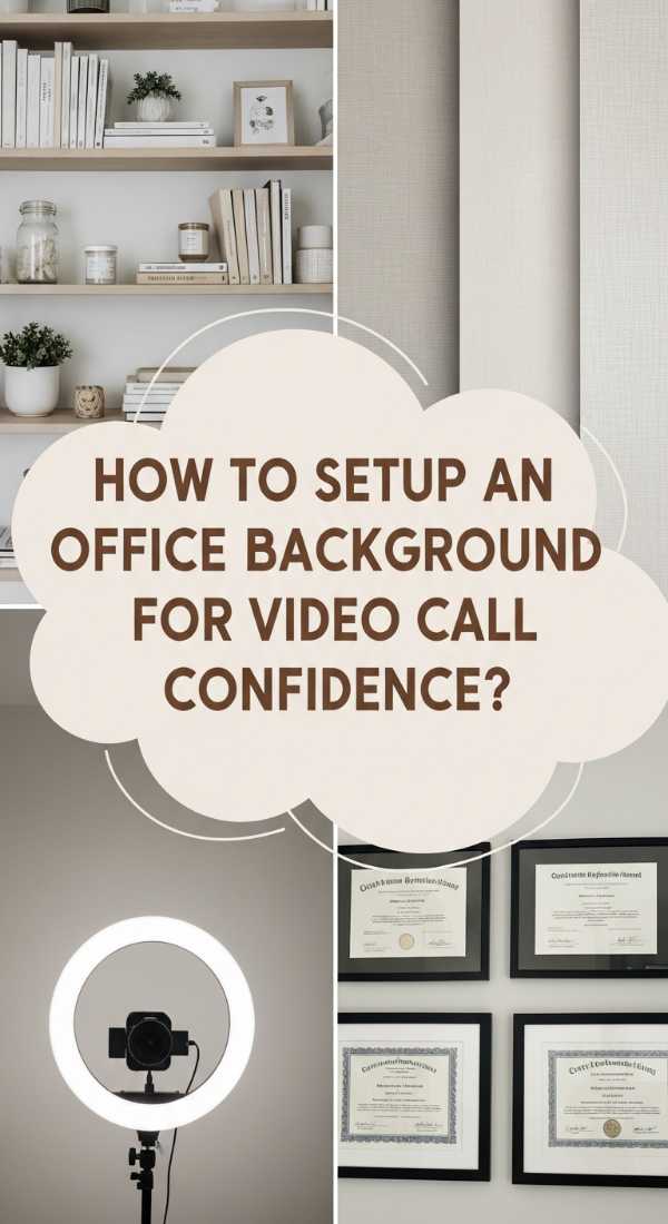 How To Setup An Office Background For Video Call Confidence 69df1b52a7815
