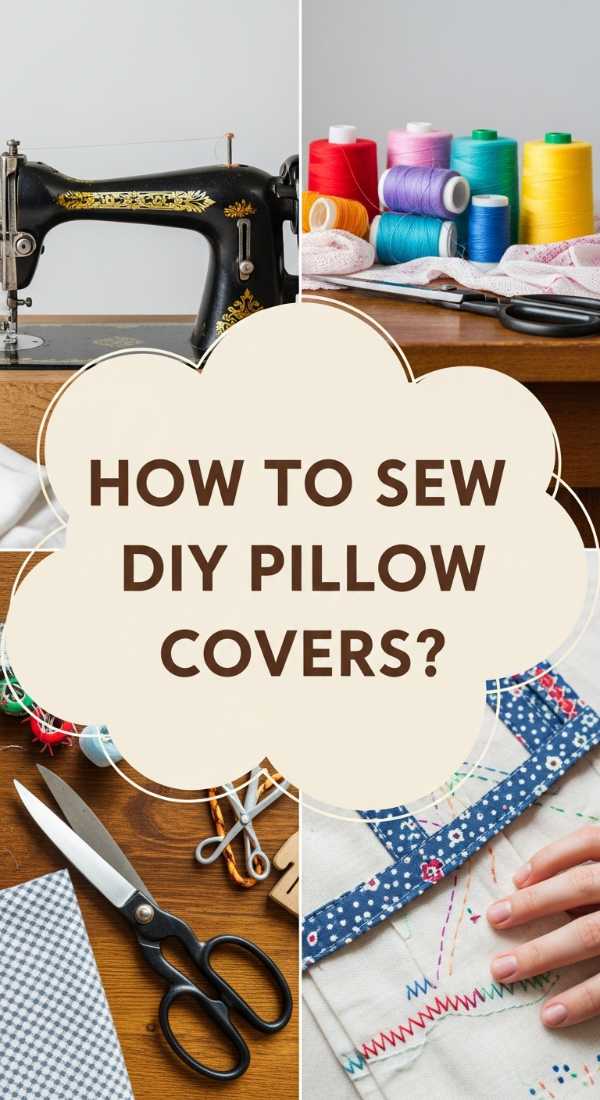 How To Sew Custom Diy Pillow Covers For A Personal Touch 69e2709d100ae