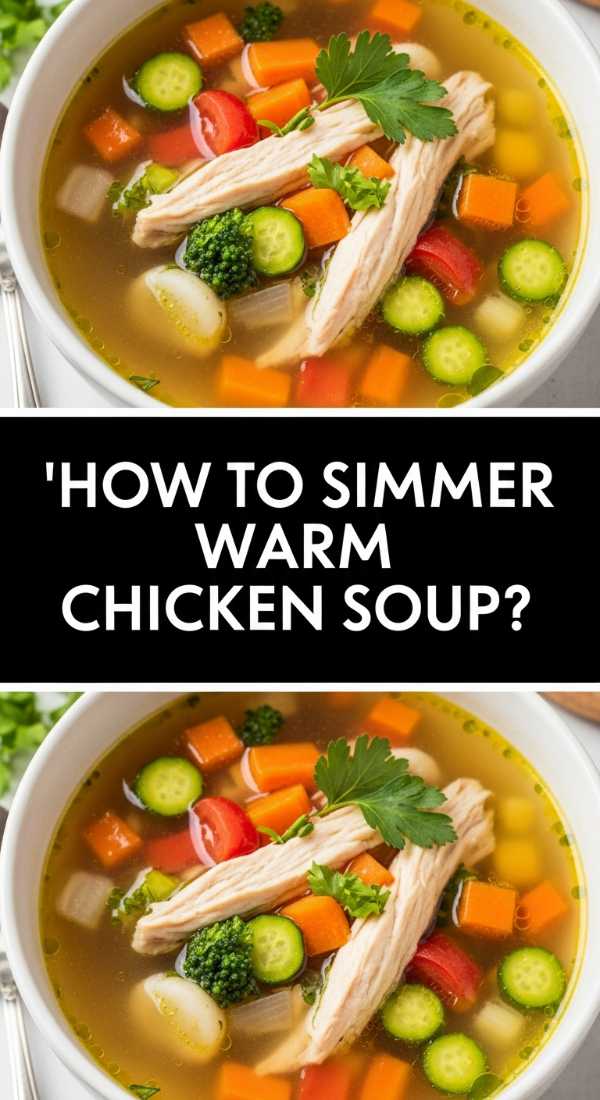 How To Simmer Warm Chicken Soup 69eba4a066c01