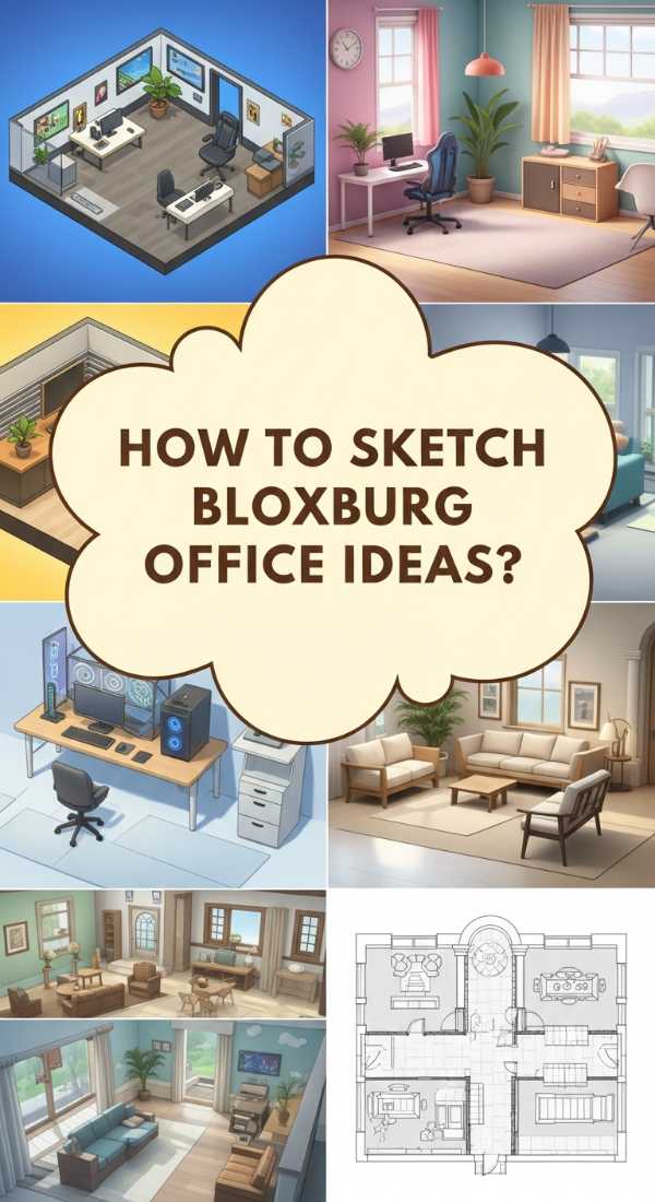 How to Sketch Bloxburg Office Ideas for the Perfect Build
