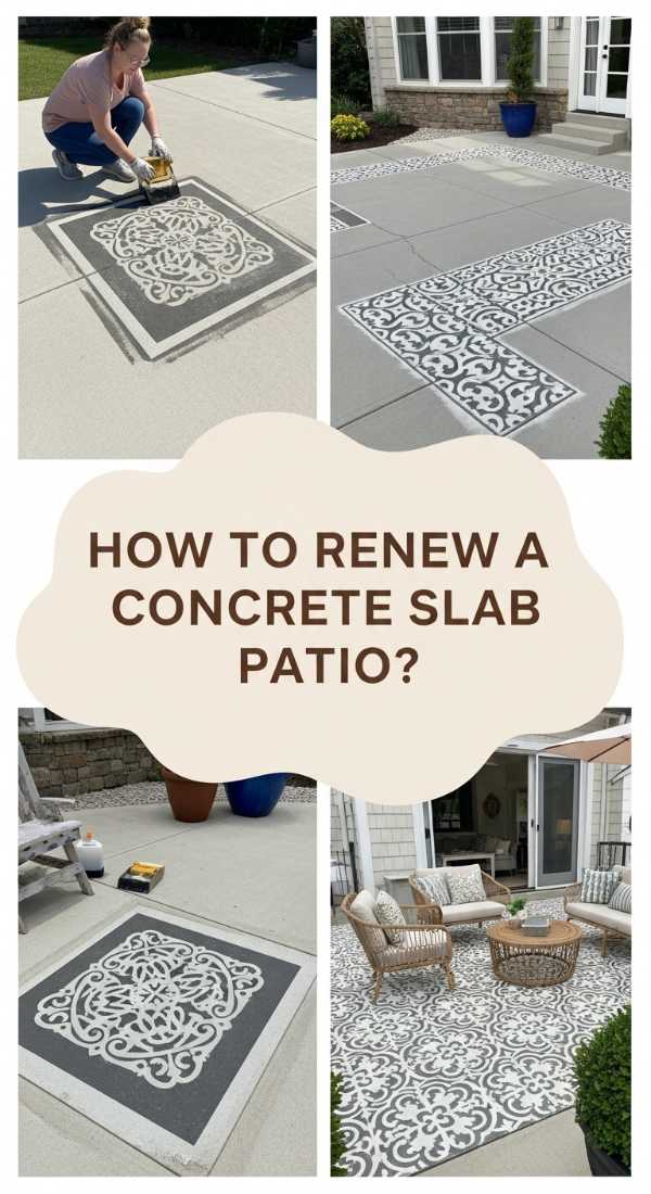 How To Stencil A Concrete Patio For A High End Designer Look 69edfdbf2df48