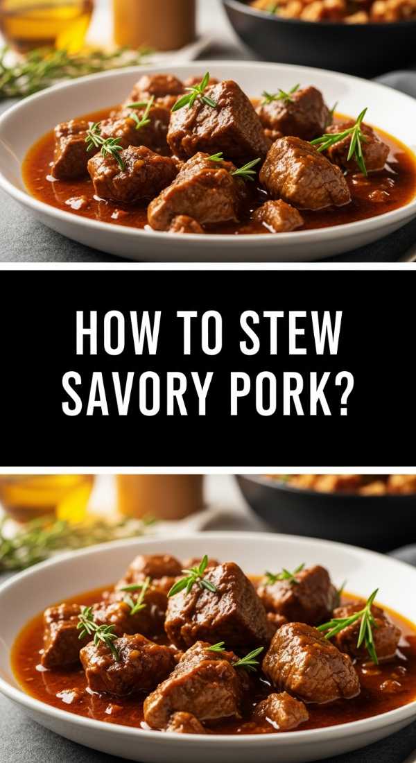 How To Stew Savory Pork 69f2539a19234