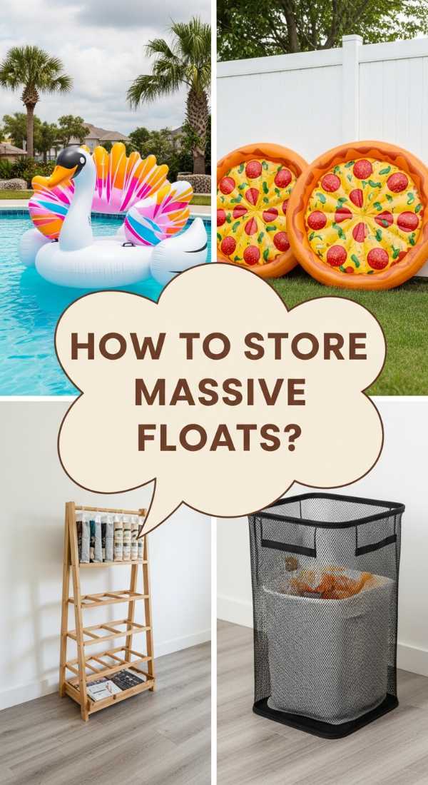 How To Store Massive Floats For A Clutter Free Pool Deck 69f2f813ac8a9
